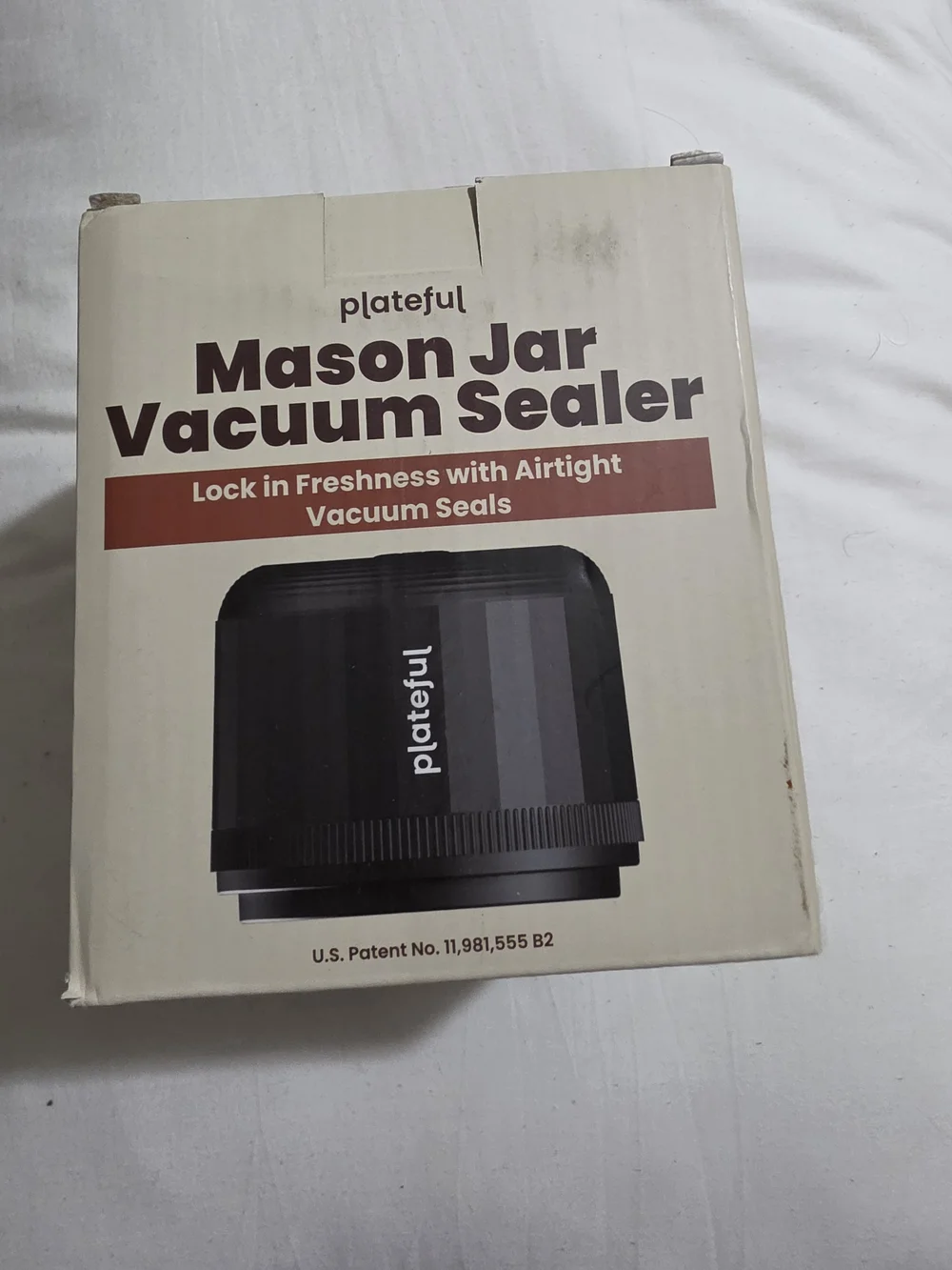 Plateful VacuFresh Mason Jar Vacuum Sealer